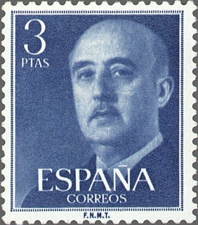 z vendido ESPAÑA 1955 1159 Sello Nuevo General Franco 3pts sin goma Espana Spain Espagne Spagna Spanje Spanien 